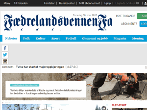 F&aelig;drelandsvennen - home page