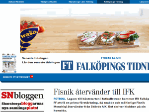 Falk&ouml;pings Tidning - home page