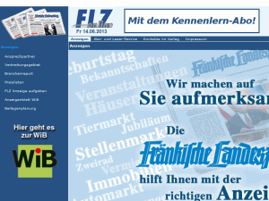 Fr&auml;nkische Landeszeitung - home page