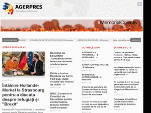 Agentia Rom&acirc;na de Presa - home page