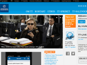 Tidningarnas Telegrambyr&aring; - home page